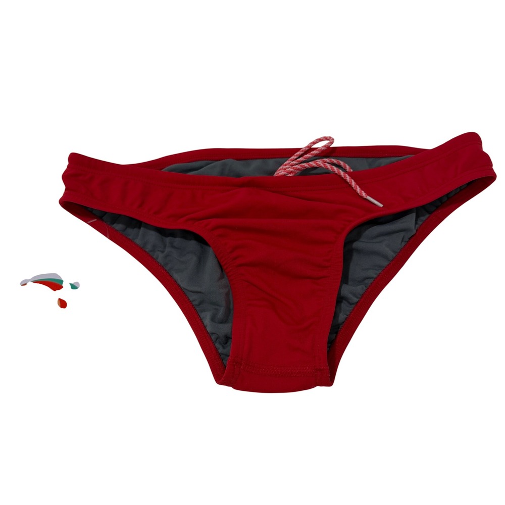 Jolyn Andy Red Training Bikini‎ Bottom Swimsuit Size M UPF 50+ New With Tags